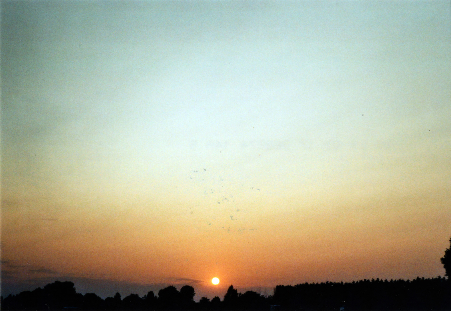 Sunset From River Bank